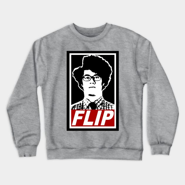 Morris Moss - "Flip" Crewneck Sweatshirt by blinky2lame